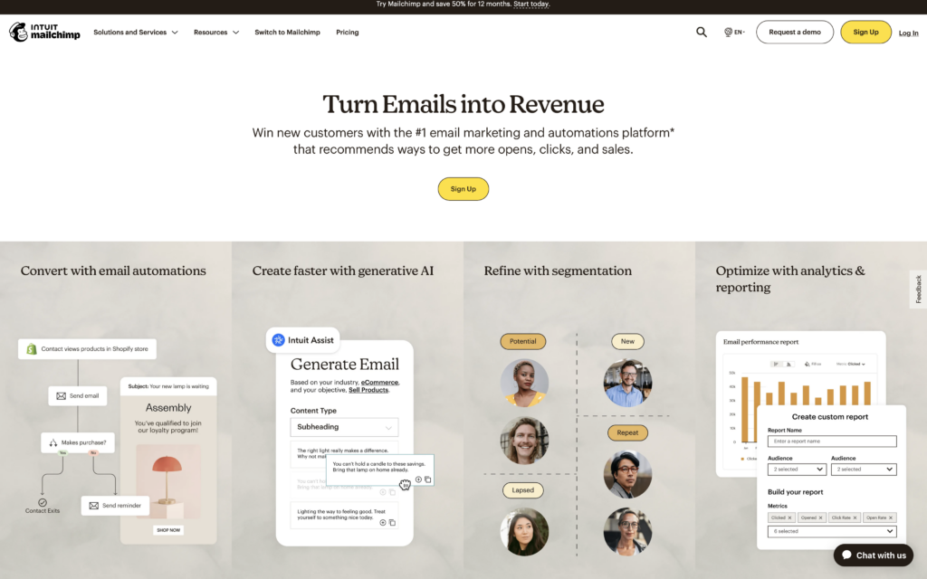 Mailchimp screenshot