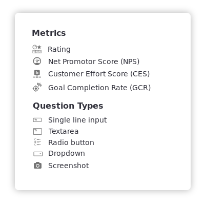 Mopinion metrics