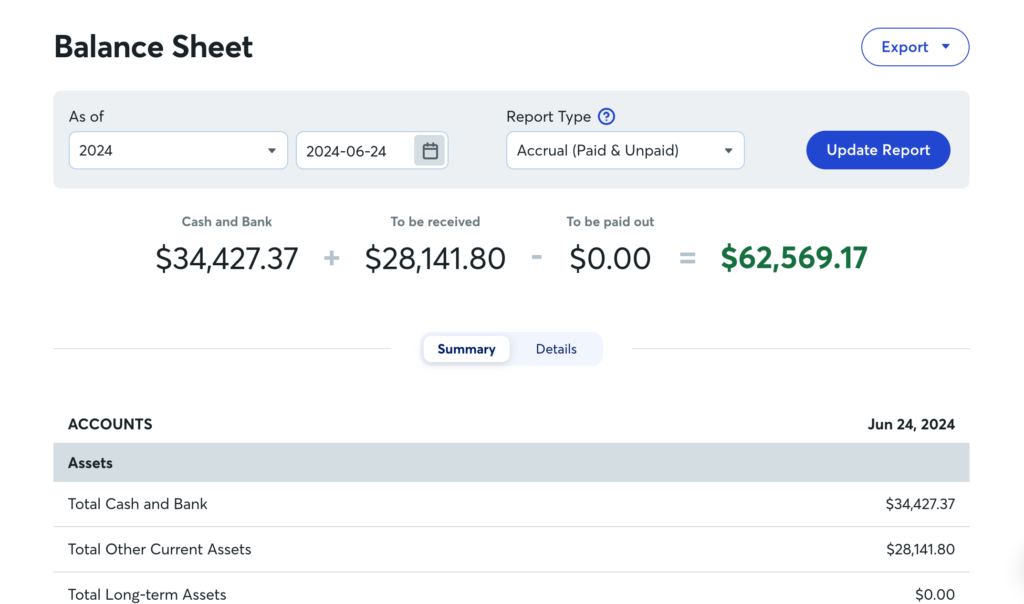 Wave reporting feature