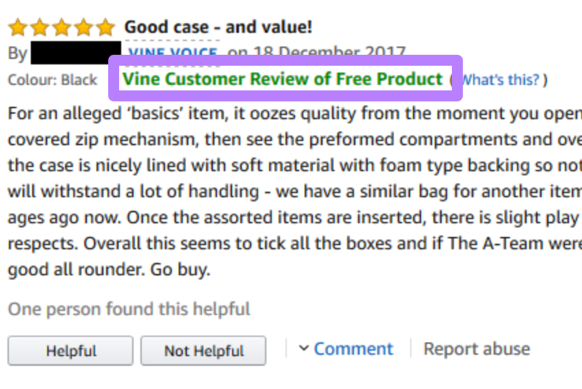 Amazon Vine badge