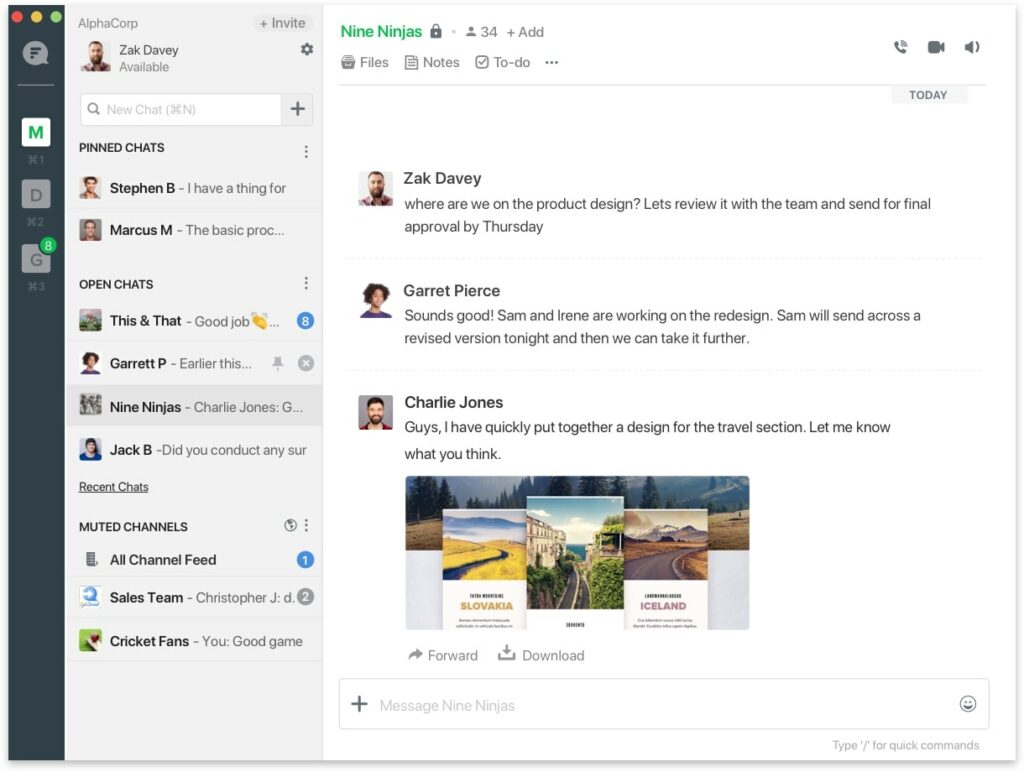 Flock screenshot