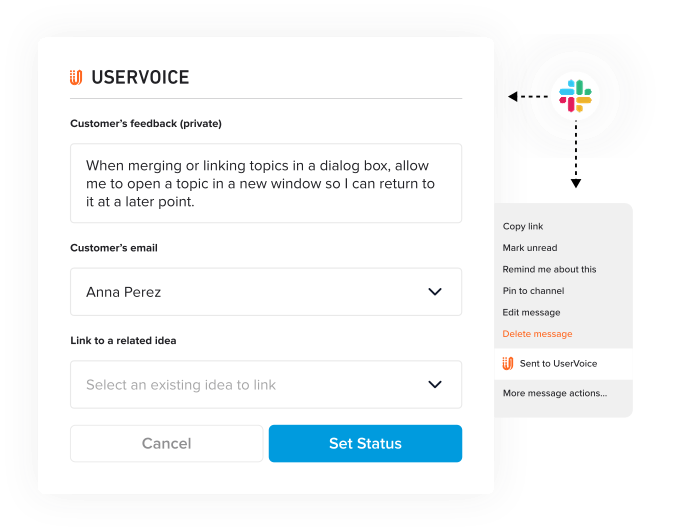 UserVoice screenshot