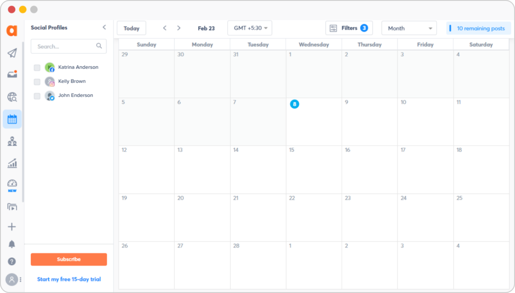 Agorapulse screenshot