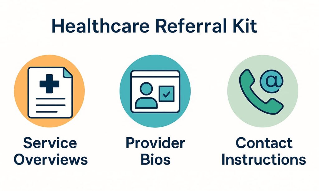 Healthcare referral kit